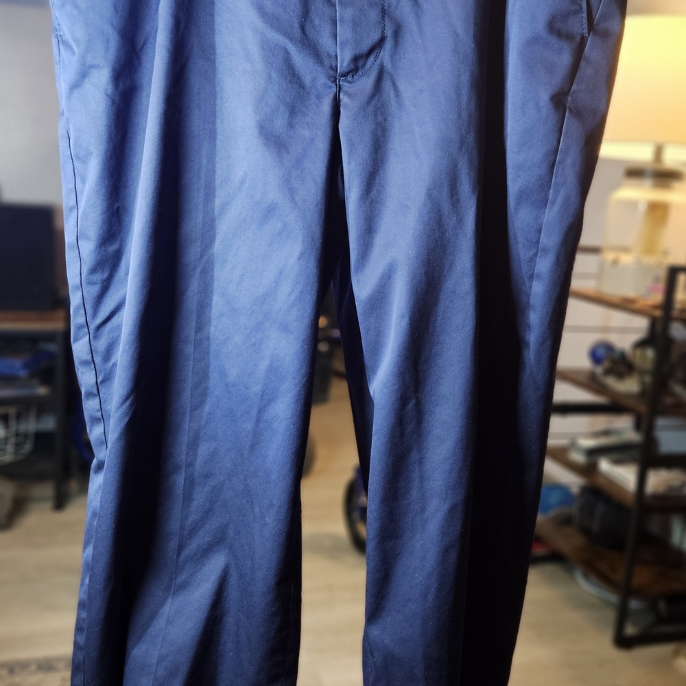Falls Creek Men's Navy Chinos Sz 40x30 2-1014